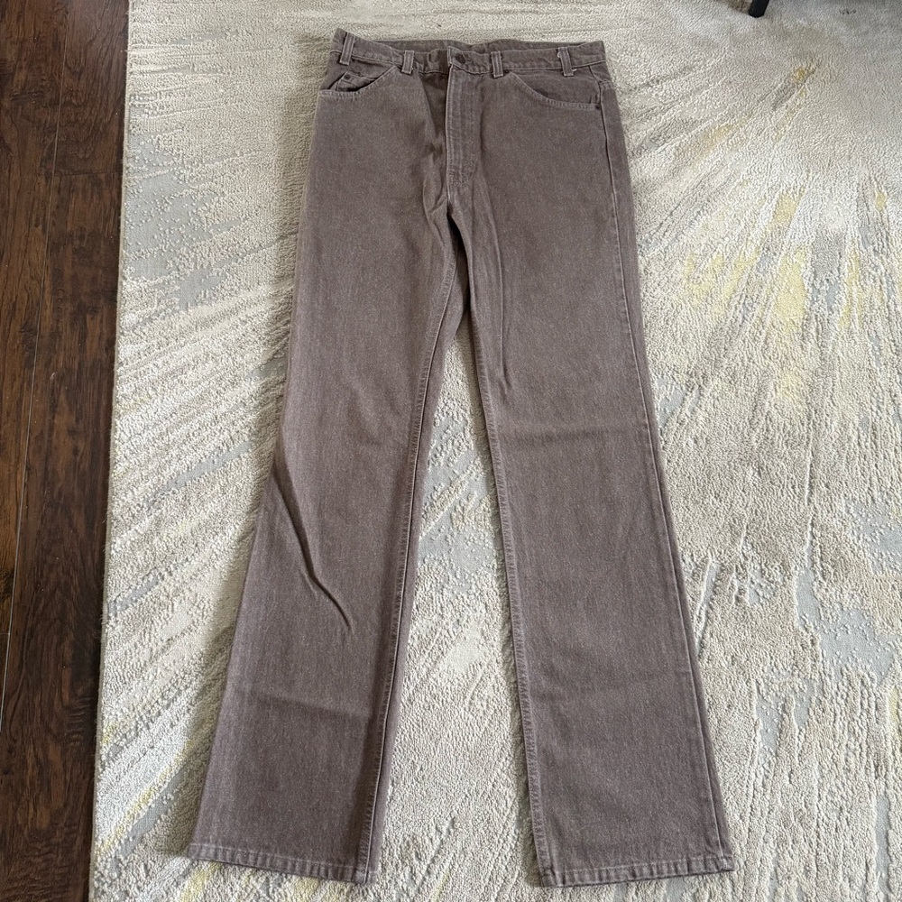 Vintage Levi’s jeans 517 bootcut orange tab brown wash size 36 X 34